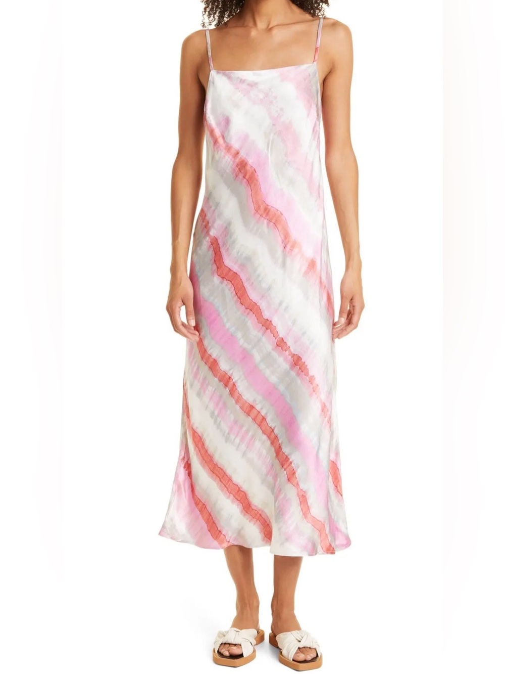 Rails  $218 Mina Tropical Satin Slip dress sz S